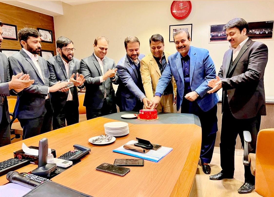 Congratulate Mr. Azam khan (Head of CFD Indus Motor Company) 